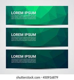 Web banner, Header layout template - Vector