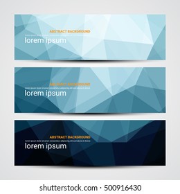 Web Banner, Header Layout Template - Vector