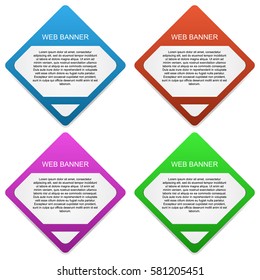 Web banner illustrator design