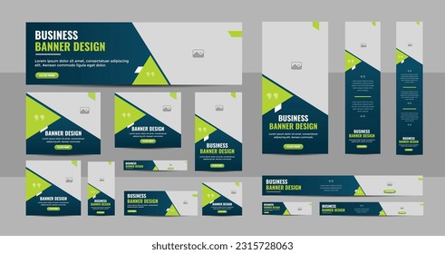 Web Banner Layout Set, Business banner web template bundle design, Social Media Cover ads banner, flyer, invitation card, Online Marketing Web Bundle Social Media Post Banner Design set