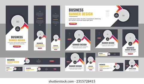 Web Banner Layout Set, Business banner web template bundle design, Social Media Cover ads banner, flyer, invitation card, Best furniture set of web banner template design for social media post