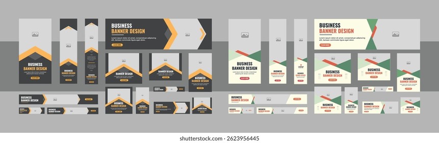 Conjunto de layout de banner da web, Conjunto de modelo da web de design de banner moderno, Banner da web de cabeçalho horizontal. fundo de cabeçalho de capa azul para design de site, Banner de anúncios de capa de mídia social, folheto, cartão de convite
