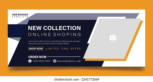 Web banner for new collection