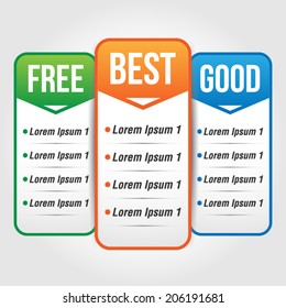 Web Banner Package Template Design