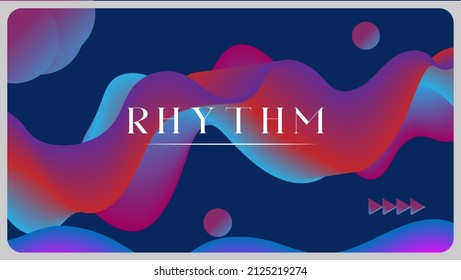 web banner rhythm abstract background