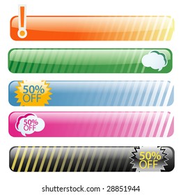 web banner set