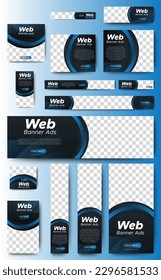 Web Banner Set for Promotional Ads. Business banner design. vector