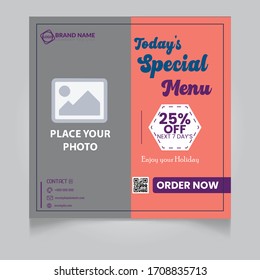 web banner and social media ad creatives template design