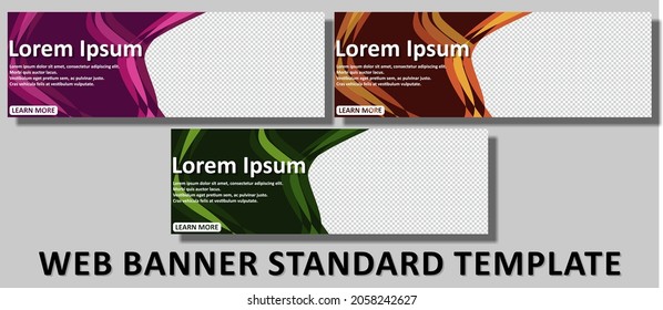 Web Banner Standar Design Template.
You can use this template, for your ads posts