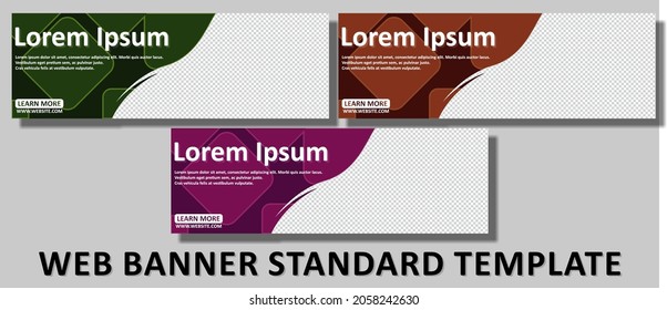 Web Banner Standar Design Template.
You can use this template, for your ads posts