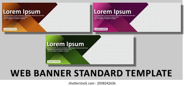 Web Banner Standar Design Template.
You can use this template, for your ads posts