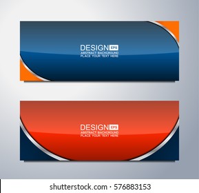 Web Banner Template for business, vector illustration