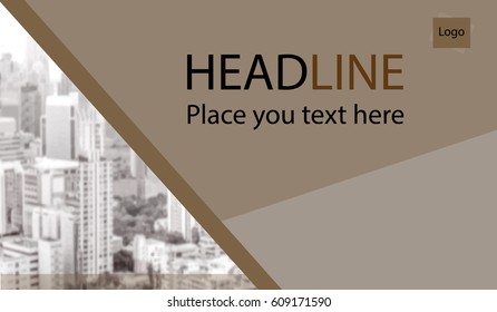 Web Banner Template for business, Vector illustration, With space for your text and images.