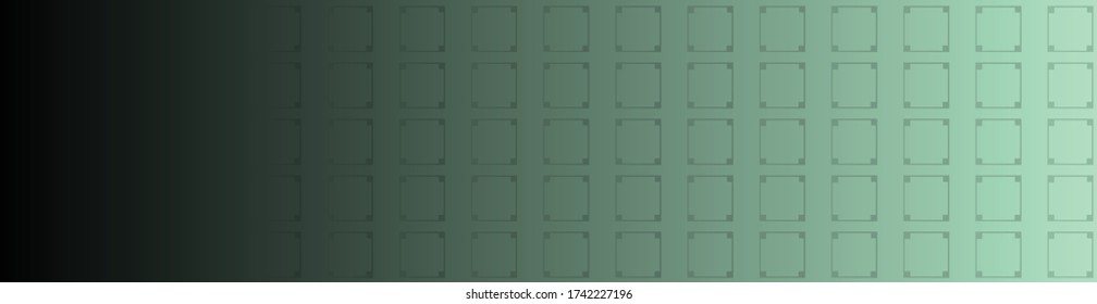 Web banner template dark blue color, empty blank horizontal vector background, color gradient