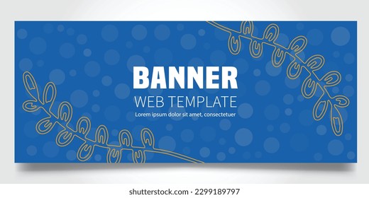 Diseño y afiche de plantillas de banner web 