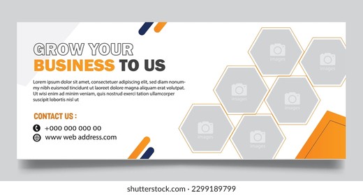 Diseño y afiche de plantillas de banner web 