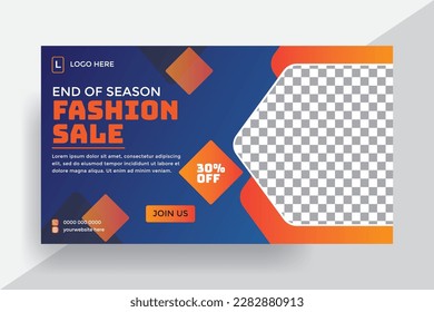 web banner template design social media post design.