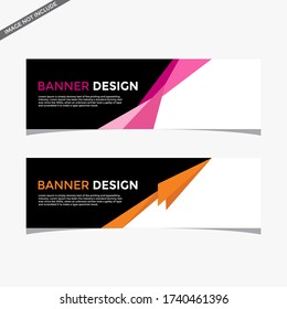 Diseño moderno de plantillas de banner web