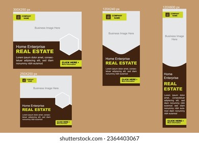 Web Banner Template for Real Estate