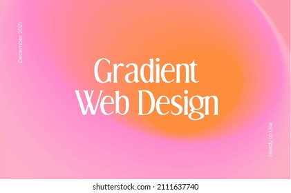 web banner template retro gradients colorful abstract blurry