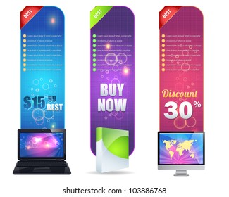 Web Banner Template Vector Design