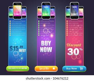 Web Banner Template Vector Design