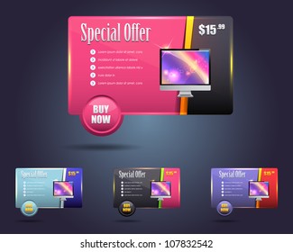 Web Banner Template Vector Design