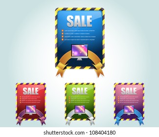 Web Banner Template Vector Design