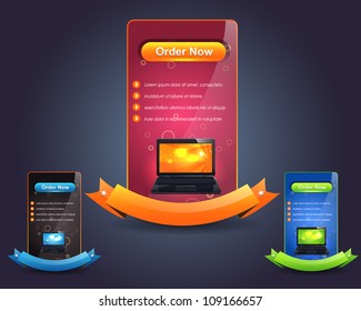 Web Banner Template Vector Design
