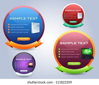 Web Banner Template Vector Design