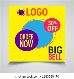 Es un banner web. Está pensado principalmente para el restaurante, la comida, la pizza y la cafetería. La venta fuera de oferta u otra oferta especial puede ser publicada a través de este banner. Es simple y moderno. 