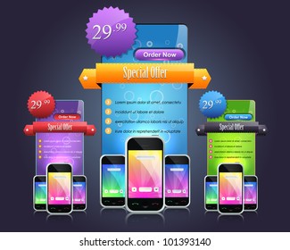 Web banner vector set