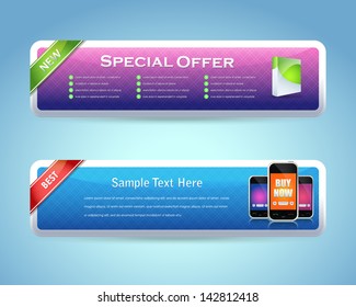 Web Banner Vector Set