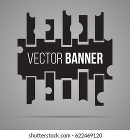 Web banner for website or app or business. Vector illustration