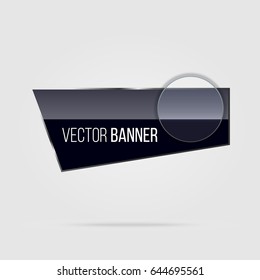 Web banner for website or app or business. Vector illustration