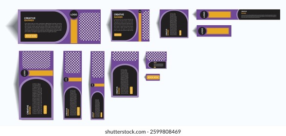Web Banner, Website Header, Digital Advertisement, Modern Web Banner