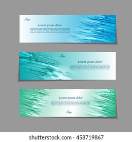 Web Banners. Abstract Colorful background.Vector illustration