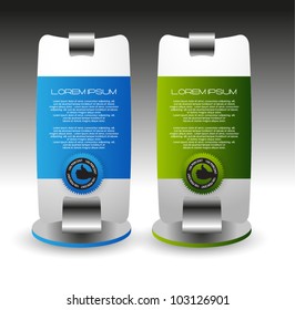 web banners with best choice labels