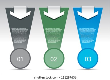 web banners with choice option