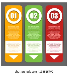 web banners with choice option/infographic banners