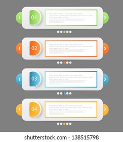 web banners with choice option/infographic banners