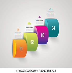 Web Banners Design. Can be used for workflow layout, diagram, number options, step up options, web design, banner template, infographic, timeline.