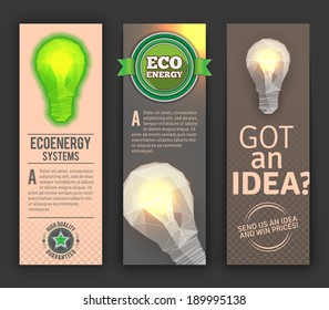 Web banners. EPS10, RGB.
