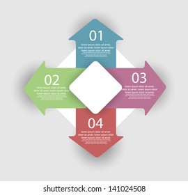 web banners with infographic options