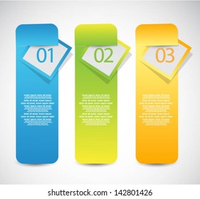 web banners with infographics options
