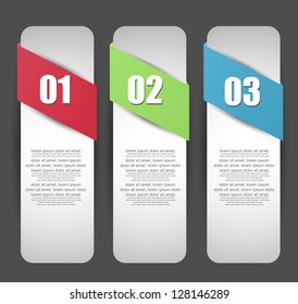 web banners with number option