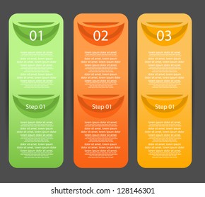 web banners with number option