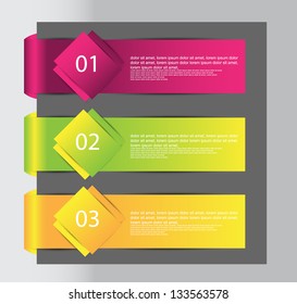 web banners with number option