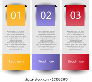 web banners with number option