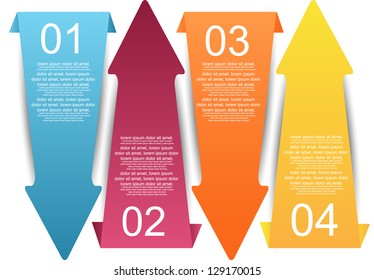 web banners with number options